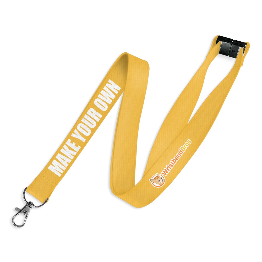 Polyester Lanyard With Lobster Clip & Safety Breakaway Mechanism